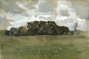 Landscape with grey Clouds, 1897